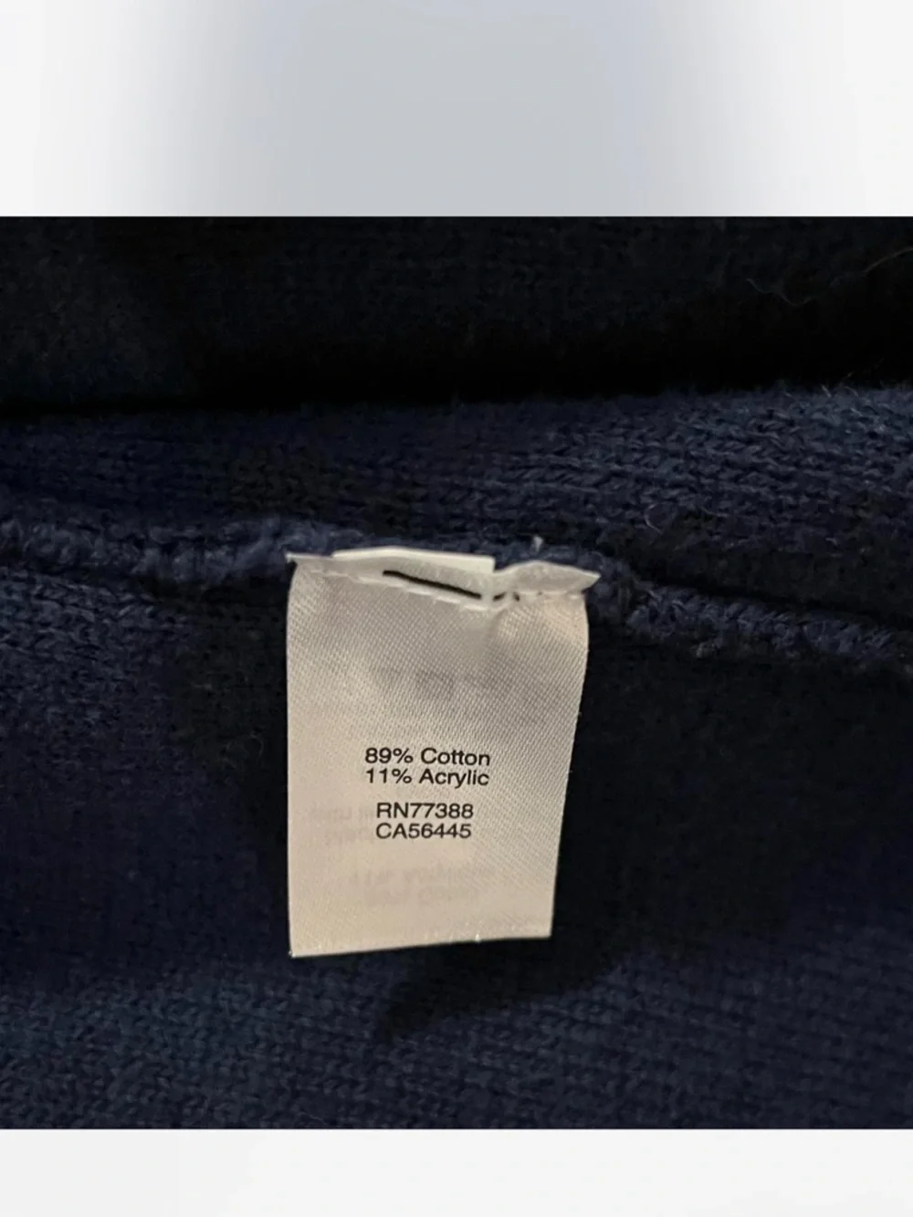 J.Crew Open-Front Navy Cardigan Sweater with Tiered Ruffle Sleeve Details